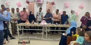 مستشفي إهناسيا التخصصى يحتفل بأول مولوده فلسطينية