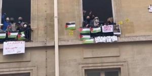 فرنسا | تحرك جديد لطلاب بمعهد العلوم السياسية تضامنًا مع غزة والقضية الفلسطينية