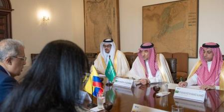 نائب وزير الخارجية ونظيره الكولومبي يستعرضان العلاقات الثنائية بين البلدين